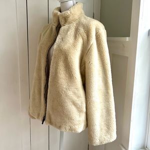 Vintage Liz Claiborne faux fur jacket